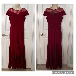 VFShow Maxi Dress Dark Red Holiday Parties Wedding Mother of Bride New with Tag